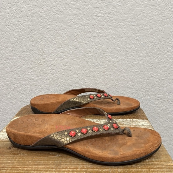 Vionic Rest Floriana Toe Post Sandals Size 8 - Picture 2 of 7